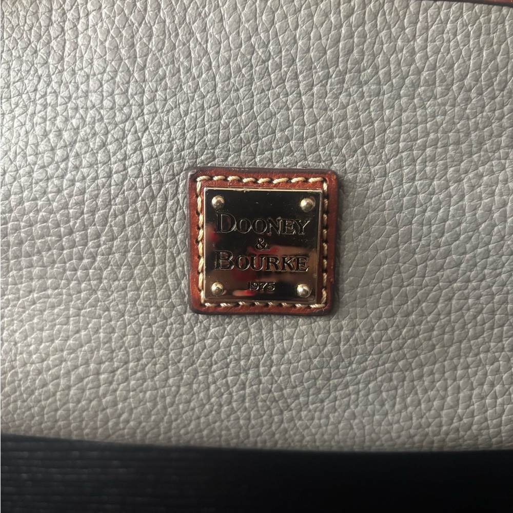 Dooney & Bourke Gray and Brown Crossbody Bag - Picture 3 of 14